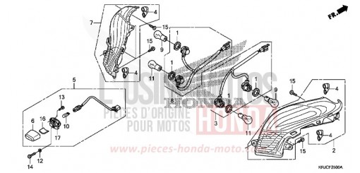 REAR COMBINATION LIGHT FES125AC de 2012